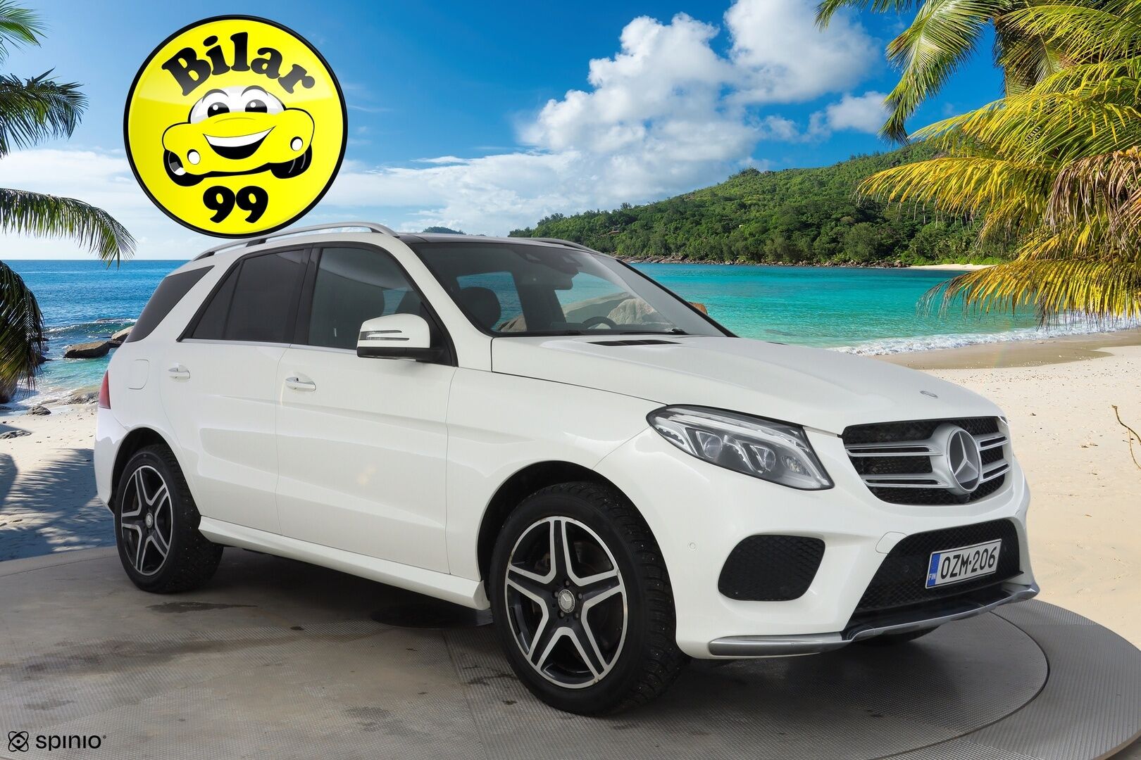 MERCEDES-BENZ GLE 2016 500e 4Matic AMG Huutokaupat.com - ACC / Panorama / Sport-penkit muistilla / Harman&Kardon / Koukku / Nahkasisusta / Navi / Kahdet renkaat / AMG