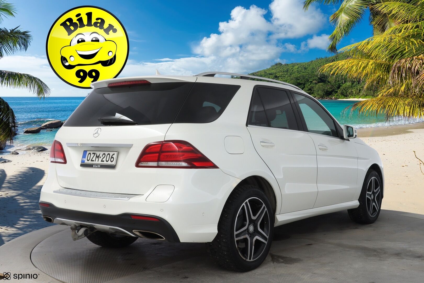 MERCEDES-BENZ GLE 2016 500e 4Matic AMG - YritysOutlet - Myydään vain yrityksille - ACC / Panorama / Sport-penkit muistilla / Harman&Kardon / Koukku / Nahkasisusta / Navi / Kahdet renkaat / AMG