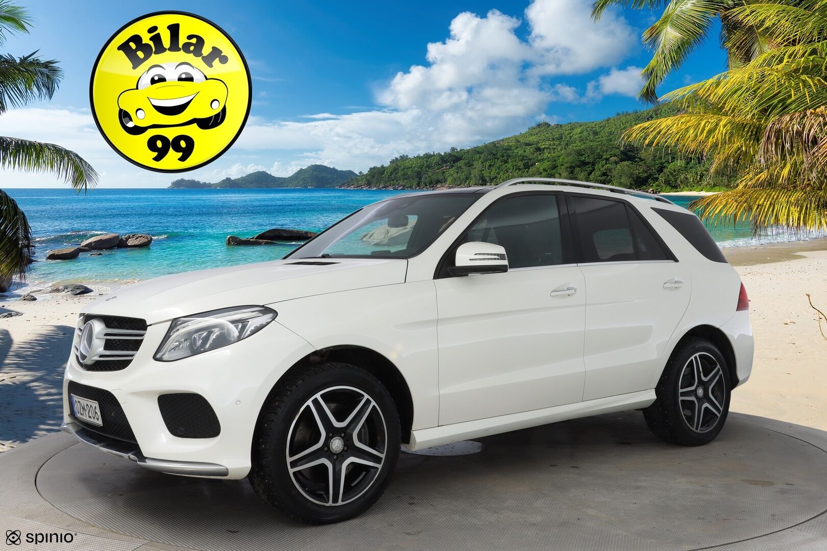 MERCEDES-BENZ GLE 2016 500e 4Matic AMG Huutokaupat.com - ACC / Panorama / Sport-penkit muistilla / Harman&Kardon / Koukku / Nahkasisusta / Navi / Kahdet renkaat / AMG