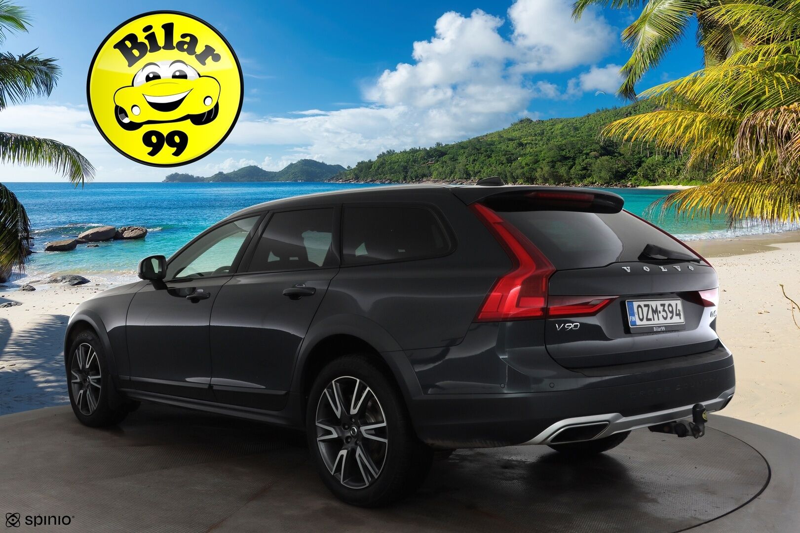 Volvo V90 Cross Country 2018 D4 AWD Pro aut * ACC / HUD / 360° / Muistipenkki / Full LED / Webasto / Koukku / Keyless / Navi / Nahat * - Kahdet renkaat aluvanteilla - HULLUT AVAJAISHULINAT KORKOTARJOUS 3,29 %