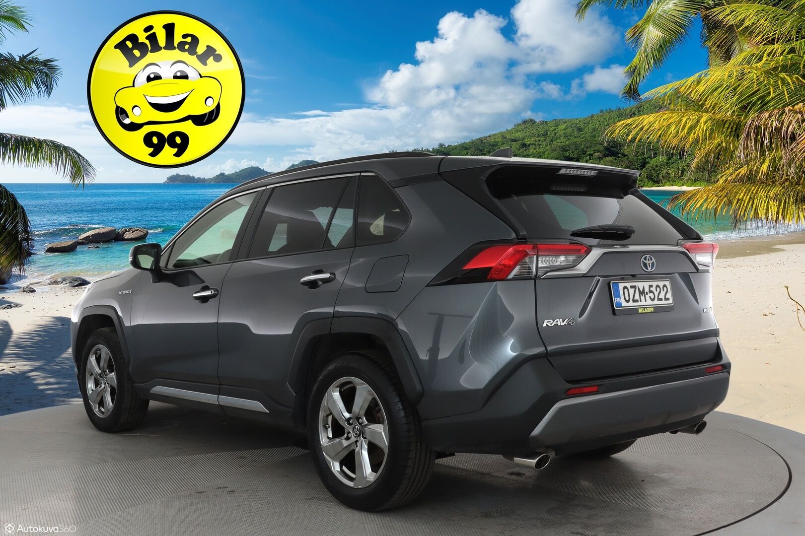 Toyota RAV4 2019 2.5 Hybrid Premium FWD **360° Kamera / Adapt.Vakkari / LED-valot / Ilmastoitu Muistipenkki / Sisätilanlämmitin / Navi** - 3,99 % KORKOTARJOUS TÄHÄN AUTOON - 31.5. ASTI! - Kaistavahti / KeylessGO / 2x Renkaat