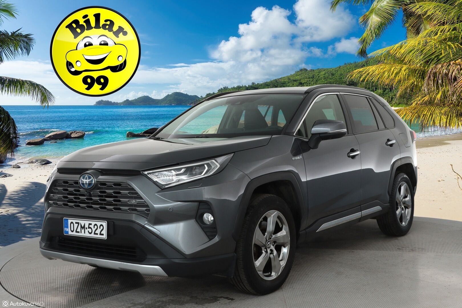 Toyota RAV4 2019 2.5 Hybrid Premium FWD **360° Kamera / Adapt.Vakkari / LED-valot / Ilmastoitu Muistipenkki / Sisätilanlämmitin / Navi** - 3,99 % KORKOTARJOUS TÄHÄN AUTOON - 31.5. ASTI! - Kaistavahti / KeylessGO / 2x Renkaat