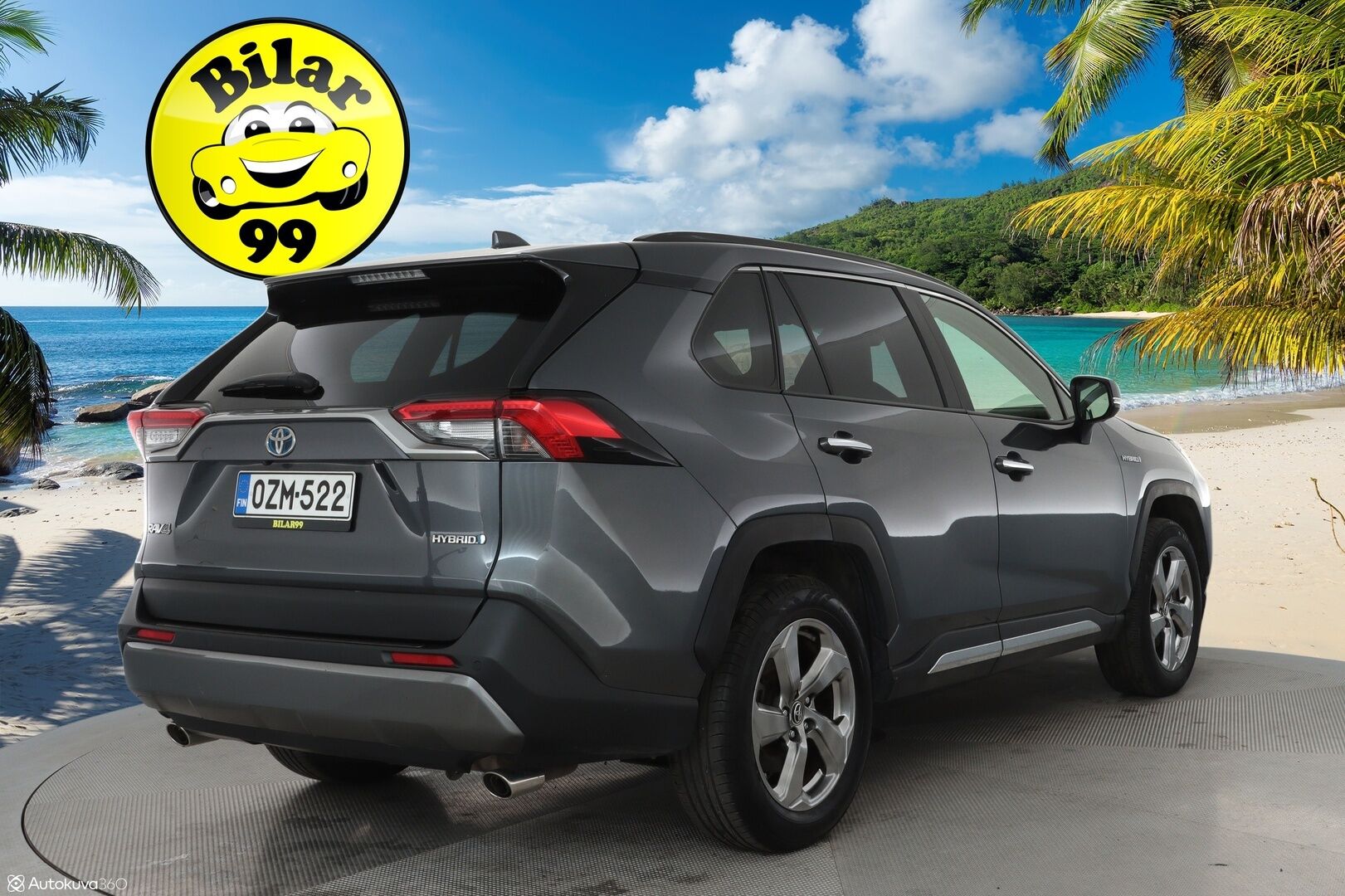 Toyota RAV4 2019 2.5 Hybrid Premium FWD **360° Kamera / Adapt.Vakkari / LED-valot / Ilmastoitu Muistipenkki / Sisätilanlämmitin / Navi** - 3,99 % KORKOTARJOUS TÄHÄN AUTOON - 31.5. ASTI! - Kaistavahti / KeylessGO / 2x Renkaat