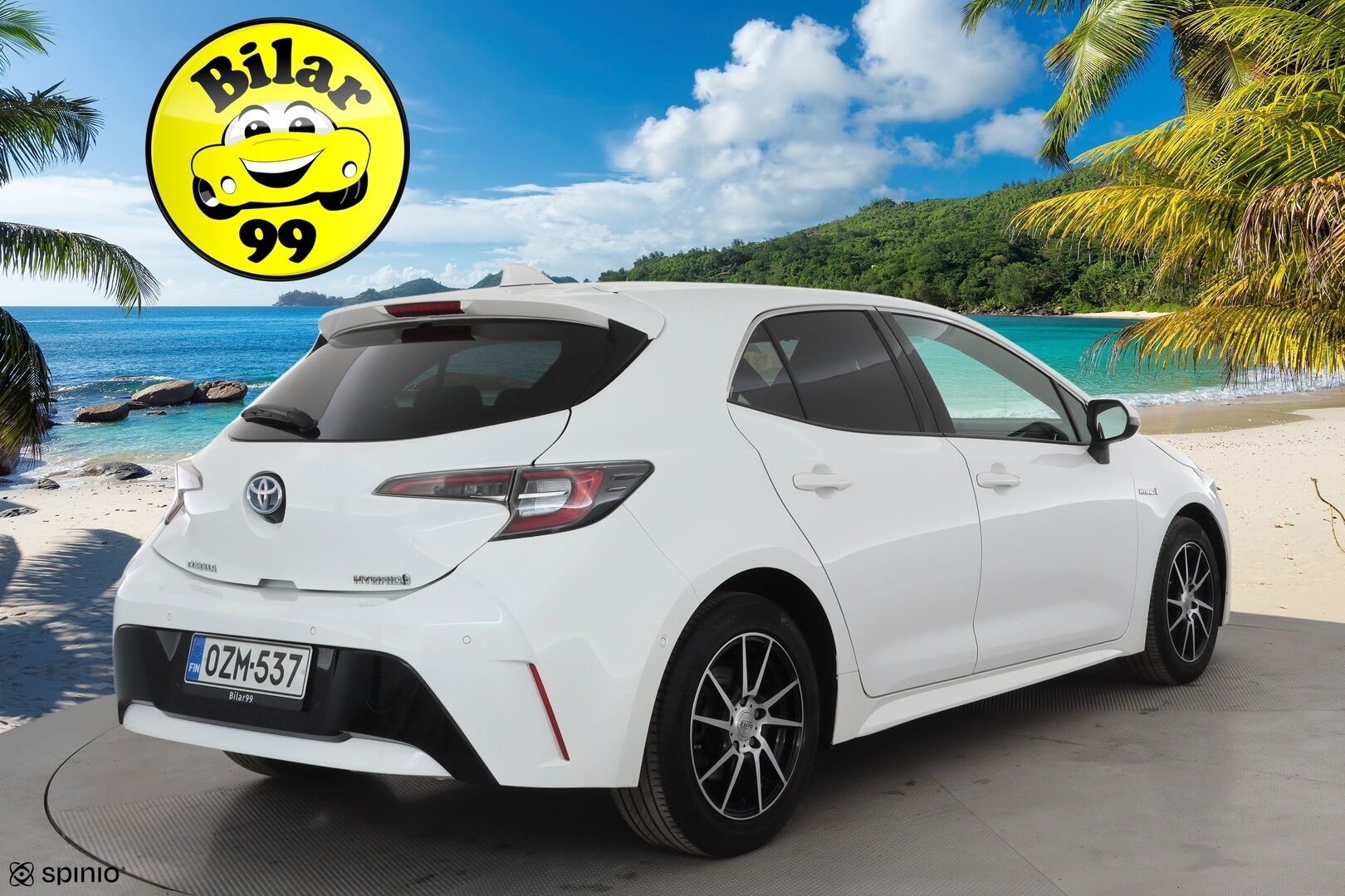 Toyota Corolla 2019 1,8 Hybrid Premium * ACC / HUD / Sporttipenkit / P.Kamera / LED / Keyless / Lohko+Sisä / Ratinlämmitin * - Kahdet renkaat aluvanteilla / Juuri huollettu ja katsastettu - HULLUT AVAJAISHULINAT KORKOTARJOUS 3,29 %