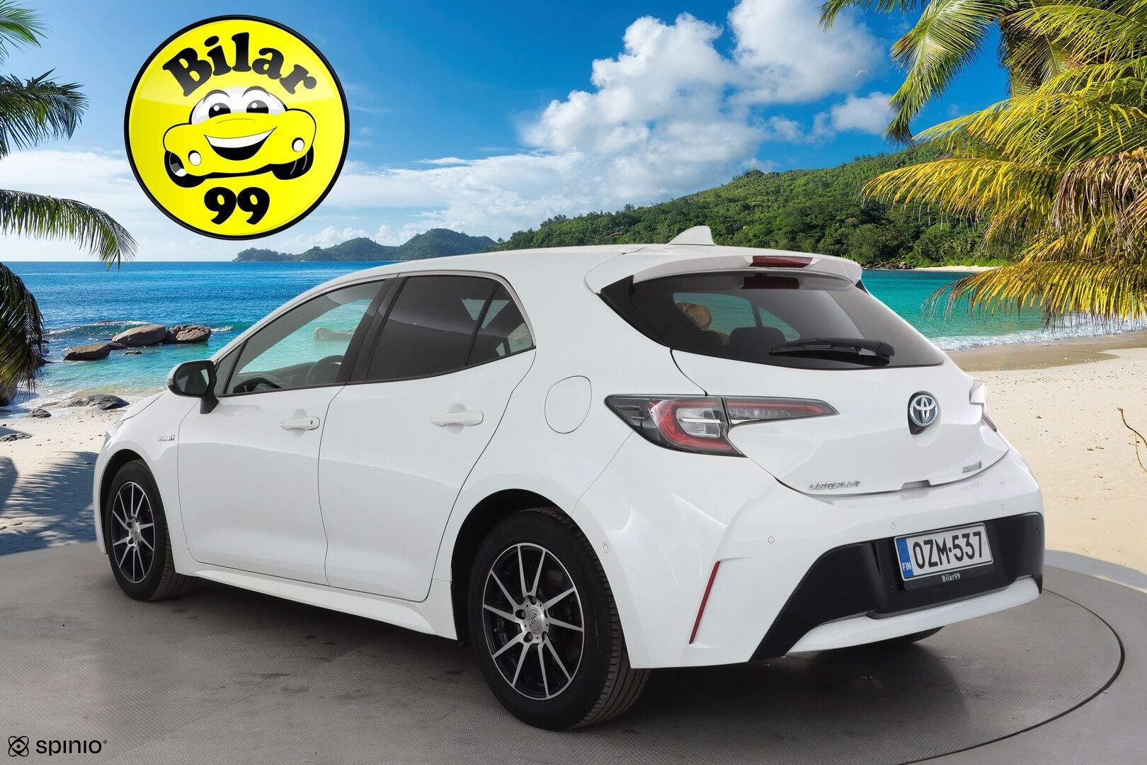 Toyota Corolla 2019 1,8 Hybrid Premium * ACC / HUD / Sporttipenkit / P.Kamera / LED / Keyless / Lohko+Sisä / Ratinlämmitin * - Kahdet renkaat aluvanteilla / Juuri huollettu ja katsastettu - HULLUT AVAJAISHULINAT KORKOTARJOUS 3,29 %
