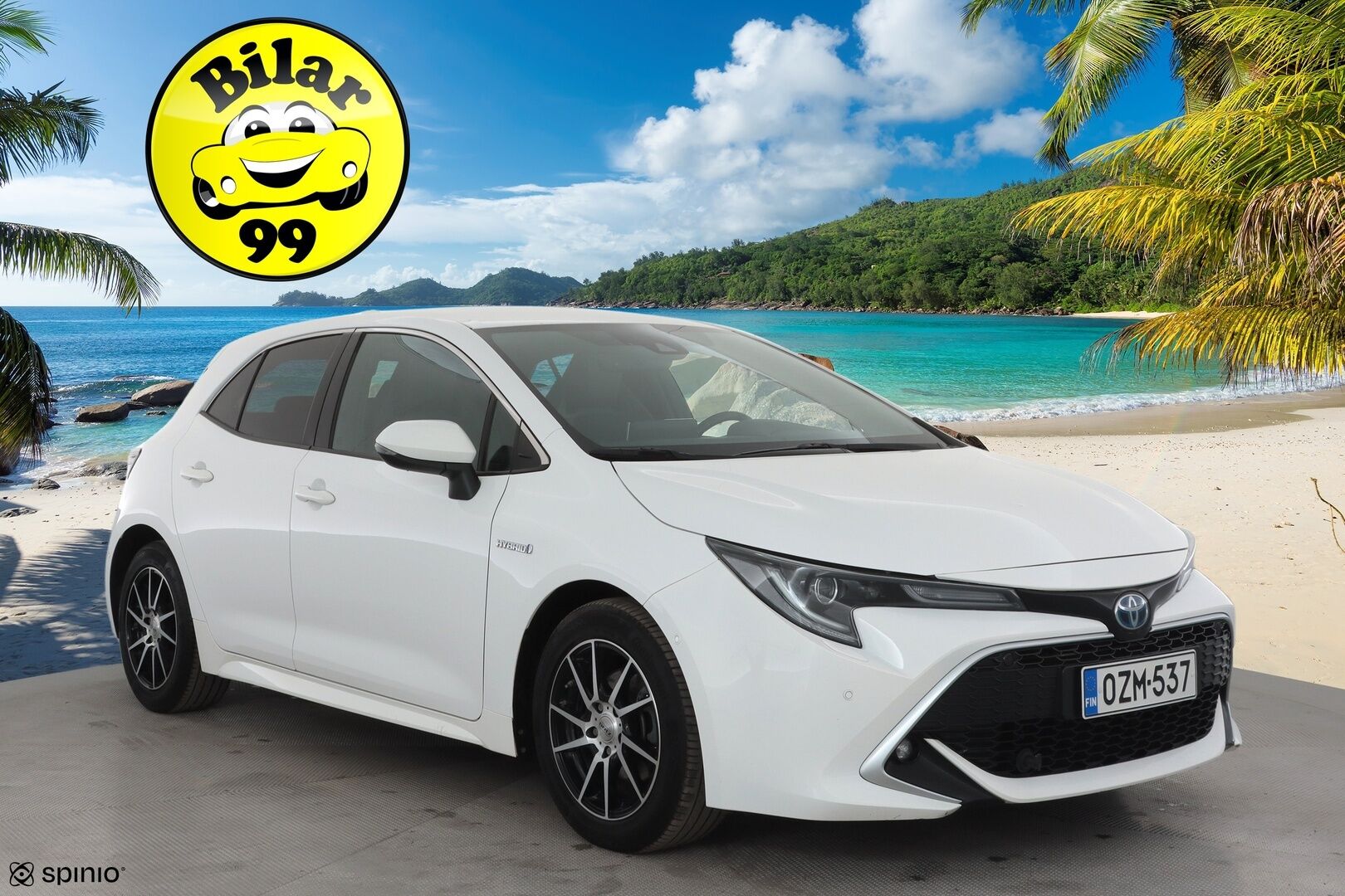 Toyota Corolla 2019 1,8 Hybrid Premium * ACC / HUD / Sporttipenkit / P.Kamera / LED / Keyless / Lohko+Sisä / Ratinlämmitin * - Kahdet renkaat aluvanteilla / Juuri huollettu ja katsastettu - HULLUT AVAJAISHULINAT KORKOTARJOUS 3,29 %
