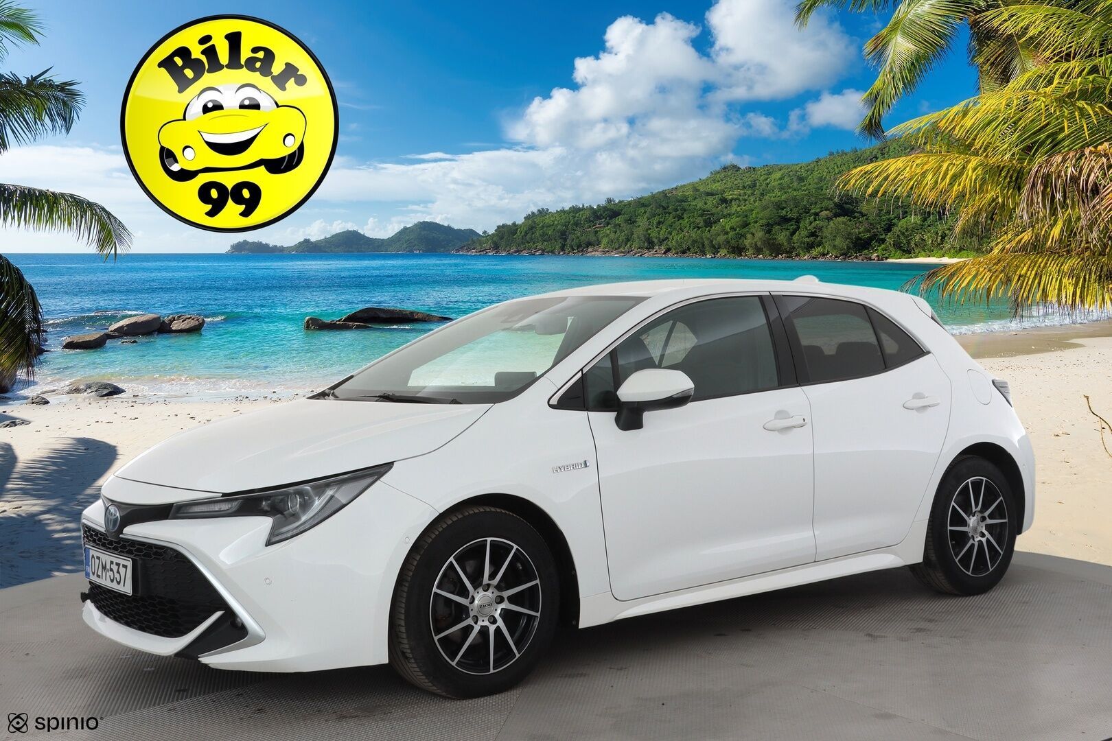 Toyota Corolla 2019 1,8 Hybrid Premium * ACC / HUD / Sporttipenkit / P.Kamera / LED / Keyless / Lohko+Sisä / Ratinlämmitin * - Kahdet renkaat aluvanteilla / Juuri huollettu ja katsastettu - HULLUT AVAJAISHULINAT KORKOTARJOUS 3,29 %