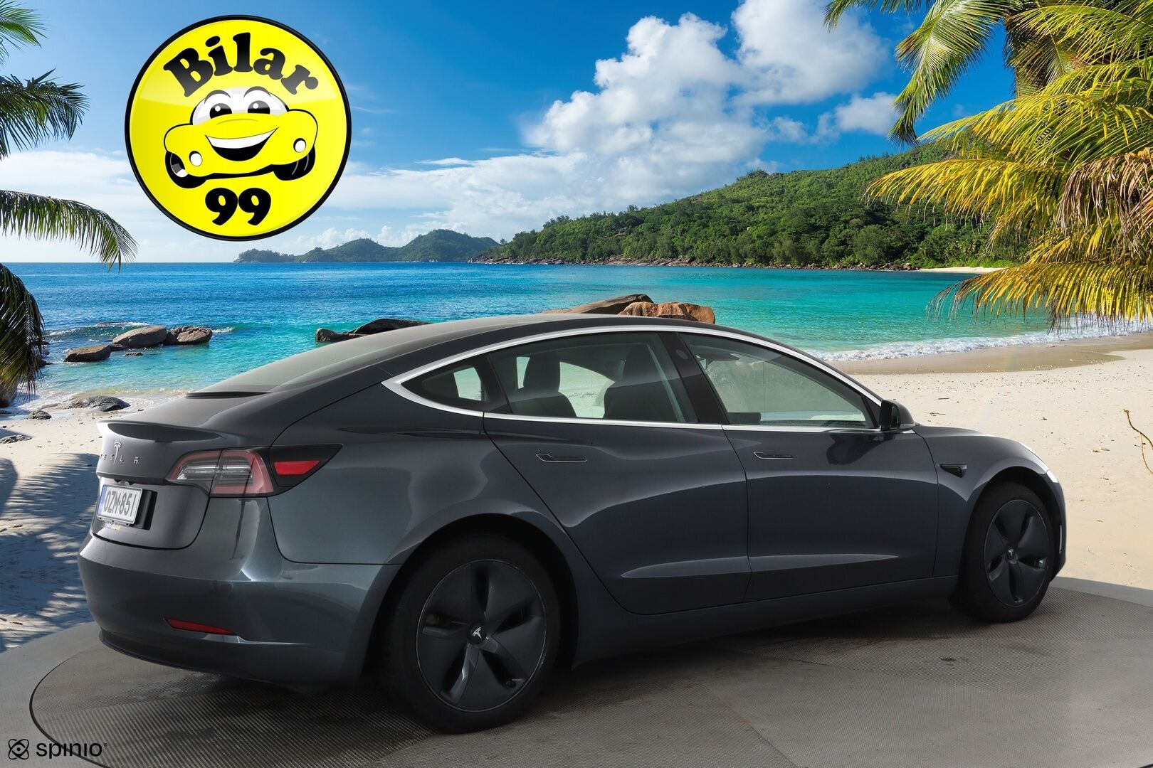 Tesla Model 3 2020 Standard Range Plus **Lasikatto / ACC / LED / P.kamera / Muistipenkki / Navi / Kaistavahti** - Akku kuntotarkastettu