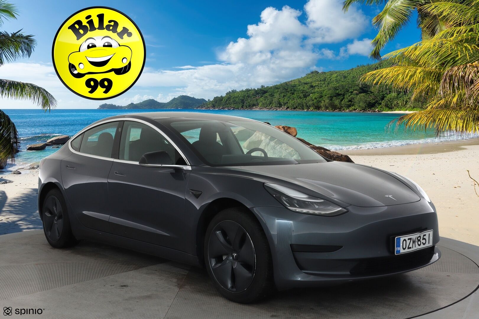 Tesla Model 3 2020 Standard Range Plus **Lasikatto / ACC / LED / P.kamera / Muistipenkki / Navi / Kaistavahti** - Akku kuntotarkastettu