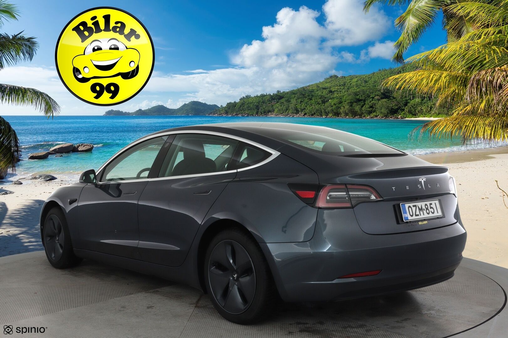 Tesla Model 3 2020 Standard Range Plus **Lasikatto / ACC / LED / P.kamera / Muistipenkki / Navi / Kaistavahti** - Akku kuntotarkastettu