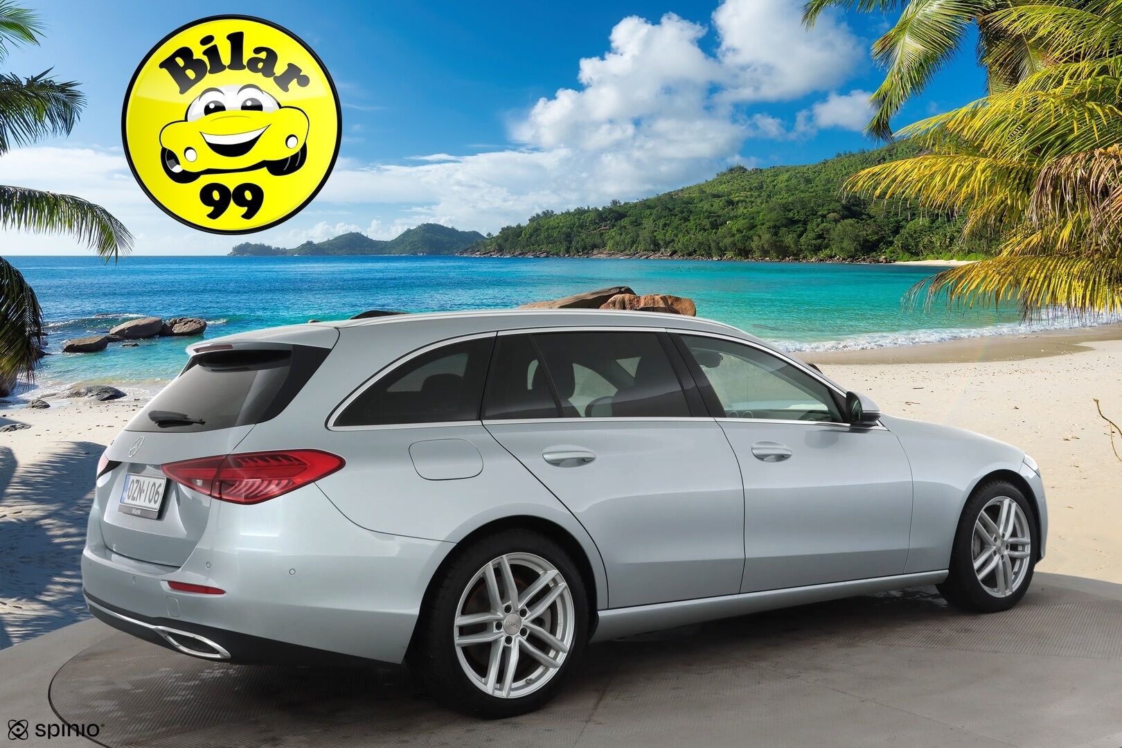 Mercedes-Benz C 2023 300 e T A Business / Suomiauto / 1-Omistaja / Vakkari / Peruutuskamera / Vetokoukku / Lämmitettävä ohjauspyörä / Osanahkaverhoilu