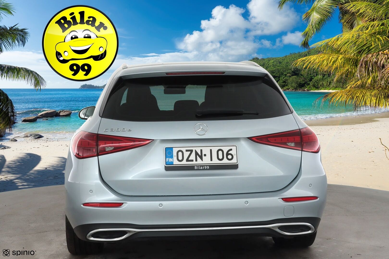 Mercedes-Benz C 2023 300 e T A Business / Suomiauto / 1-Omistaja / Vakkari / Peruutuskamera / Vetokoukku / Lämmitettävä ohjauspyörä / Osanahkaverhoilu