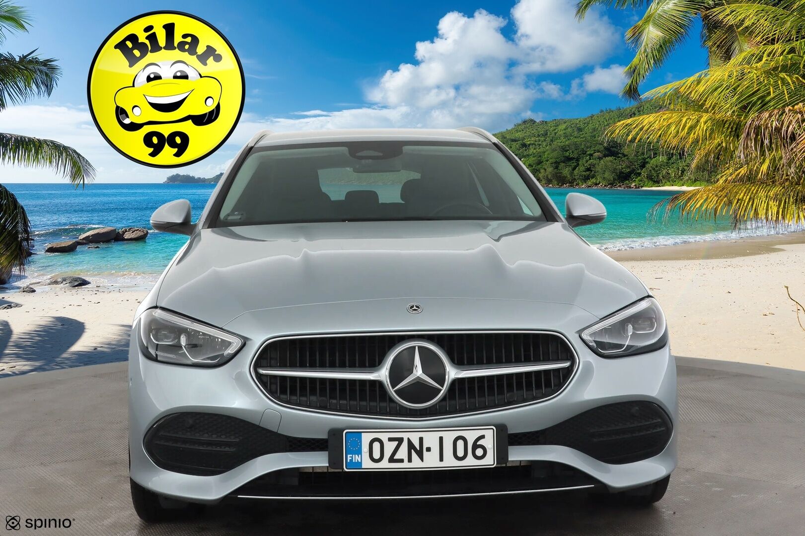 Mercedes-Benz C 2023 300 e T A Business / Suomiauto / 1-Omistaja / Vakkari / Peruutuskamera / Vetokoukku / Lämmitettävä ohjauspyörä / Osanahkaverhoilu