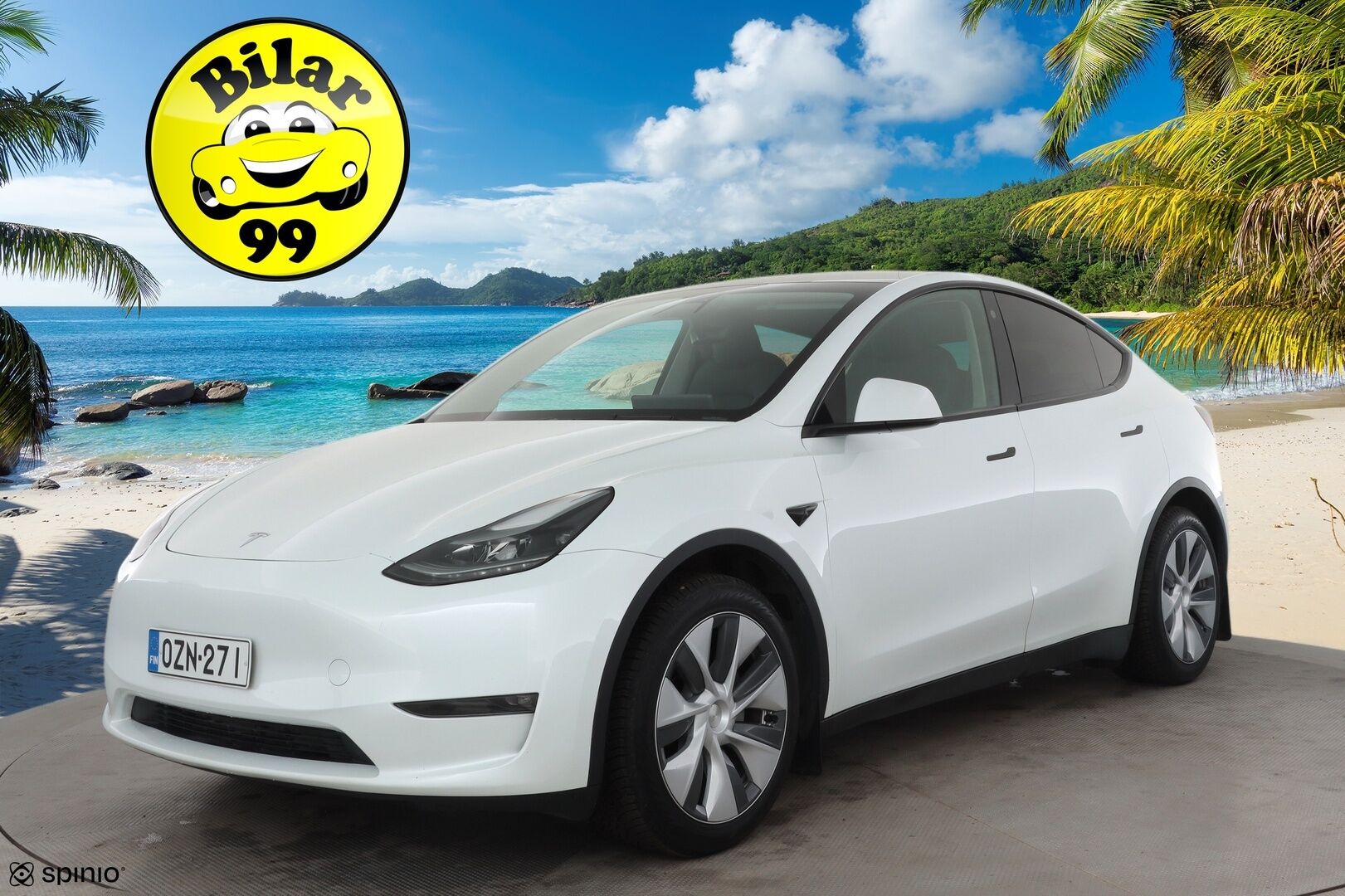 Tesla Model Y 2023 Long Range * Koukku / ILP / Lasikatto / Matrix LED / P.kamera / Premium Audio / Ratinlämmitin * - 1.Om Suomi-auto / Kahdet renkaat aluvanteilla