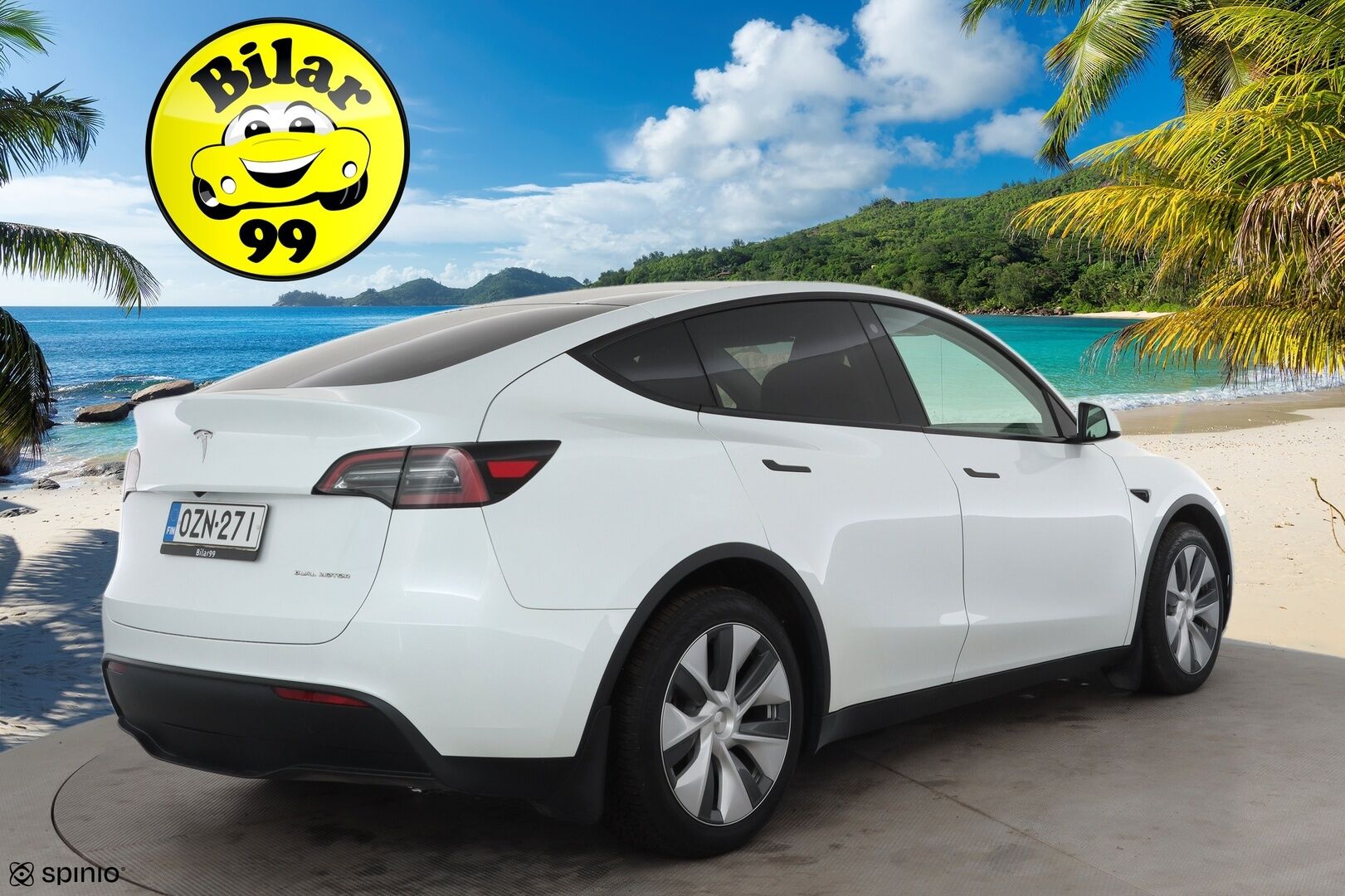 Tesla Model Y 2023 Long Range * Koukku / ILP / Lasikatto / Matrix LED / P.kamera / Premium Audio / Ratinlämmitin * - 1.Om Suomi-auto / Kahdet renkaat aluvanteilla