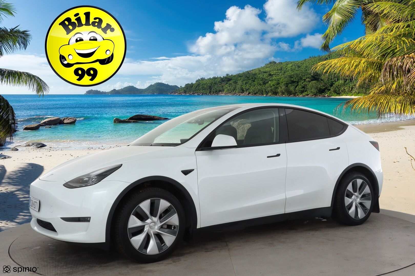 Tesla Model Y 2023 Long Range * Koukku / ILP / Lasikatto / Matrix LED / P.kamera / Premium Audio / Ratinlämmitin * - 1.Om Suomi-auto / Kahdet renkaat aluvanteilla