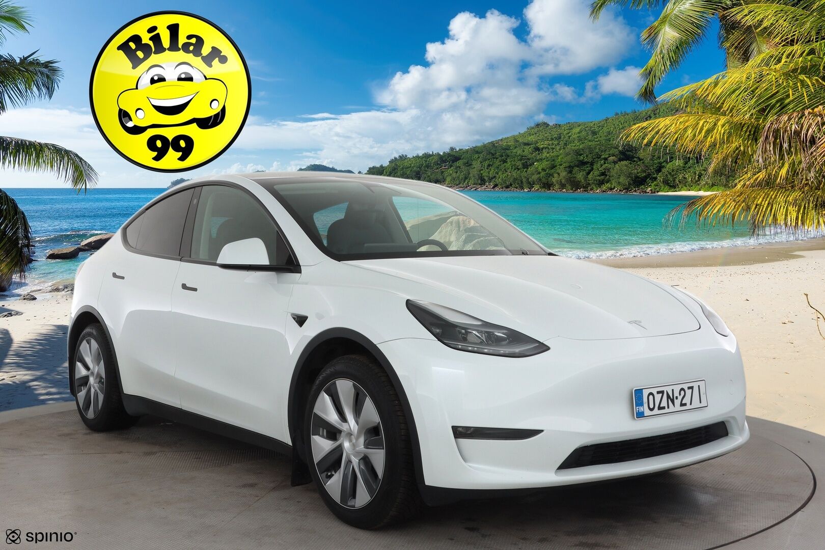 Tesla Model Y 2023 Long Range * Koukku / ILP / Lasikatto / Matrix LED / P.kamera / Premium Audio / Ratinlämmitin * - 1.Om Suomi-auto / Kahdet renkaat aluvanteilla