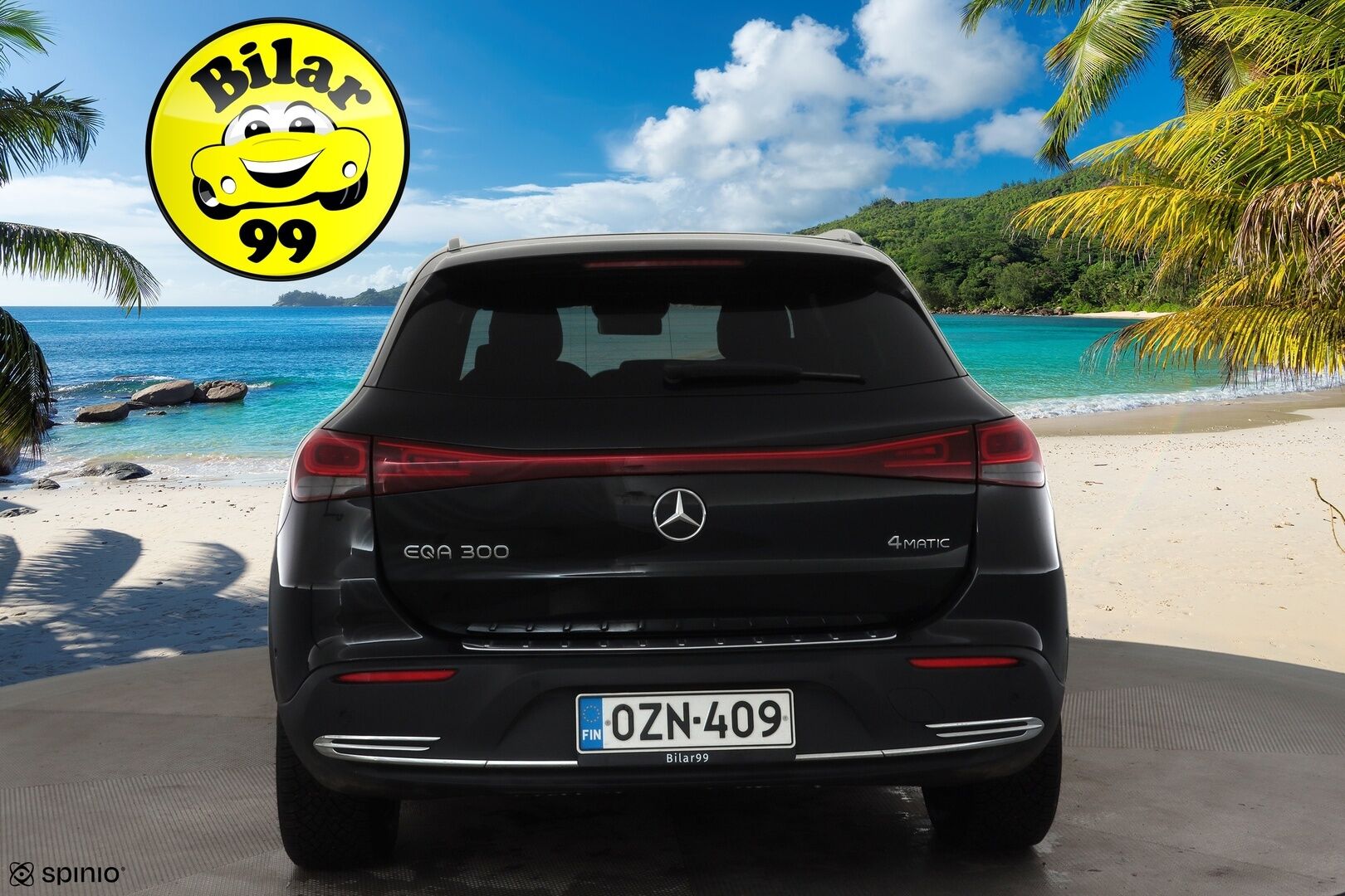 Mercedes-Benz EQA 2023 300 4MATIC Business * Distronic+ / P.kamera / Muistipenkit / Koukku / Widescreen / KeylessGo / Sähköluukku / Navi * - Suomi-auto / Kahdet renkaat aluvanteilla / Merkkihuollettu