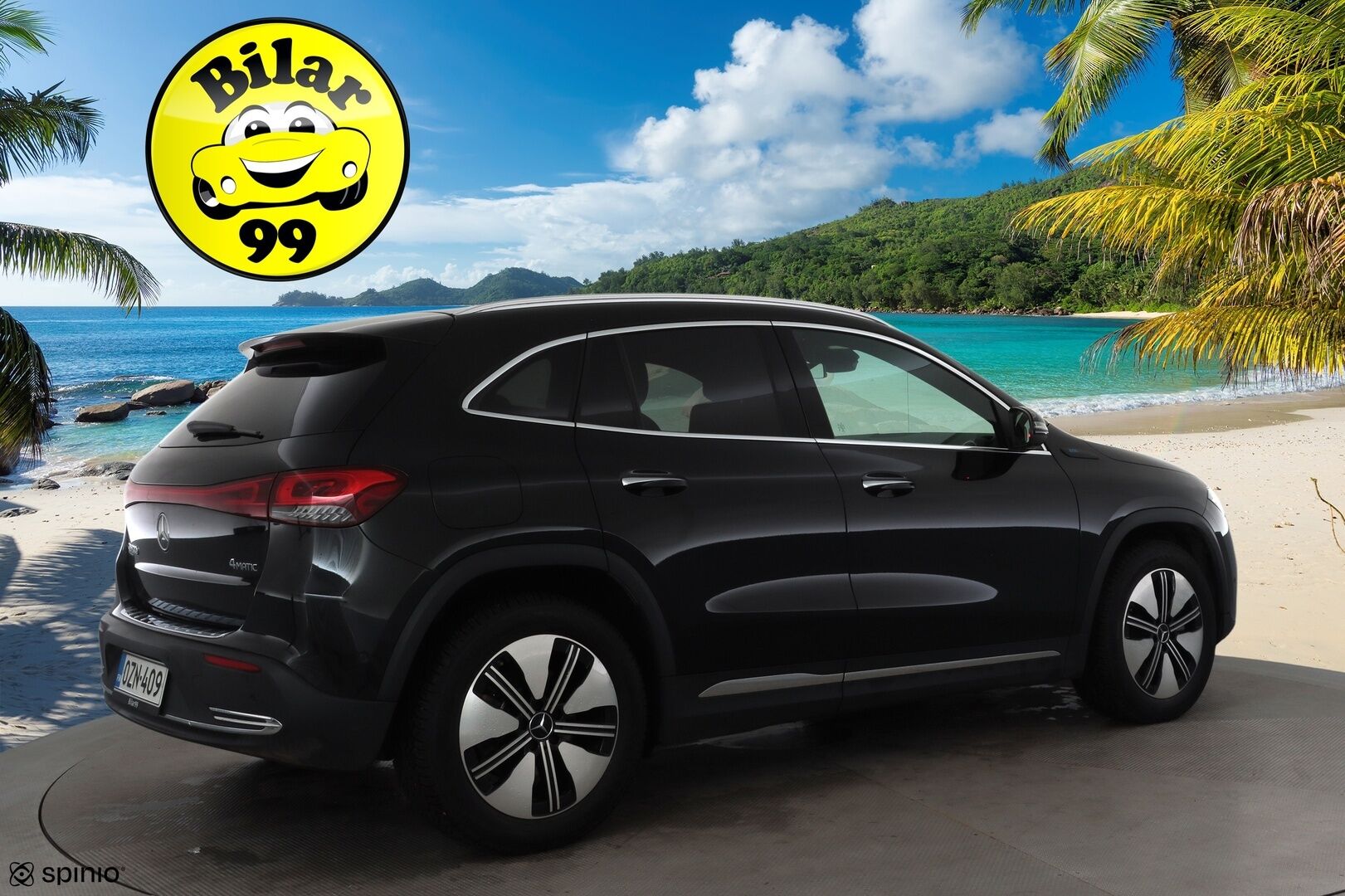 Mercedes-Benz EQA 2023 300 4MATIC Business * Distronic+ / P.kamera / Muistipenkit / Koukku / Widescreen / KeylessGo / Sähköluukku / Navi * - Suomi-auto / Kahdet renkaat aluvanteilla / Merkkihuollettu