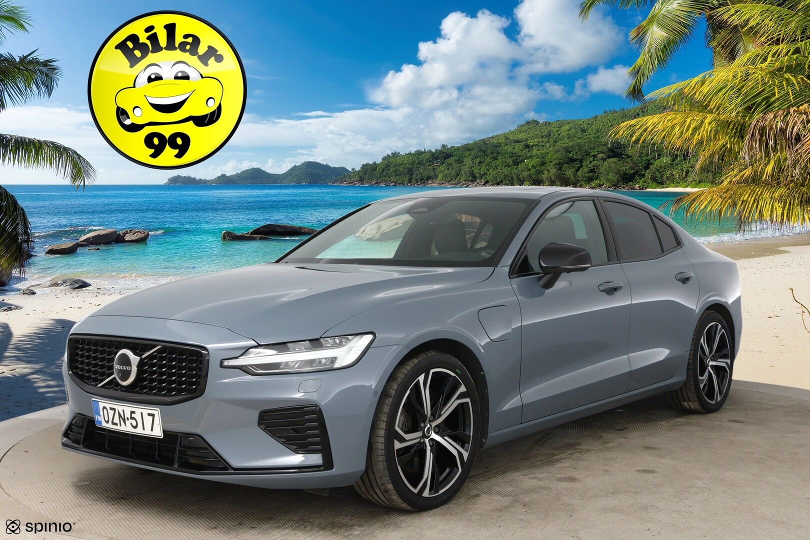 Volvo S60 2023 T8 AWD Long Range High Performance Ultimate Dark aut * ACC / 360° / Muistipenkit / Full LED / Panorama / H&K / Koukku * - HUD / Keyless / 1.Om Suomi-auto / Akku kuntotarkastettu SoH 98,1% / Kahdet renkaat aluvanteilla / Merkkihuollettu / Supervarusteet - HULLUT AVAJAISHULINAT KORKOTARJOUS 3,29 %