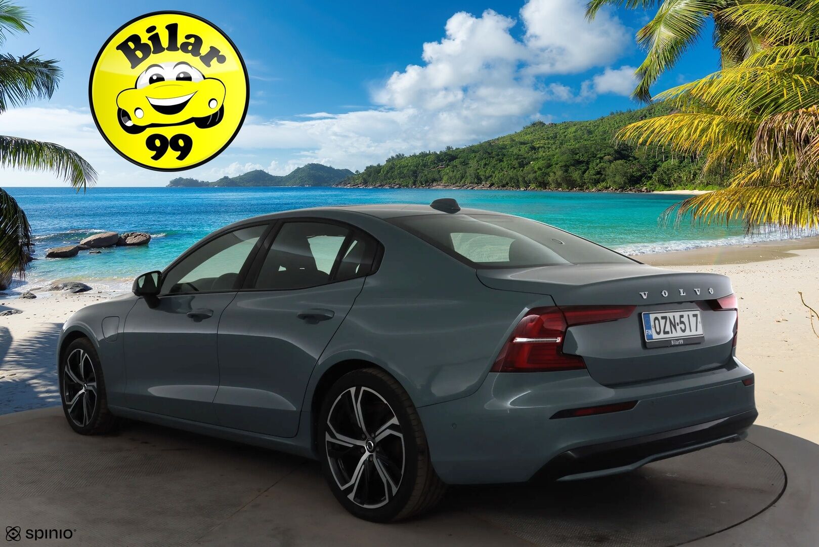 Volvo S60 2023 T8 AWD Long Range High Performance Ultimate Dark aut * ACC / 360° / Muistipenkit / Full LED / Panorama / H&K / Koukku * - HUD / Keyless / 1.Om Suomi-auto / Akku kuntotarkastettu SoH 98,1% / Kahdet renkaat aluvanteilla / Merkkihuollettu / Supervarusteet