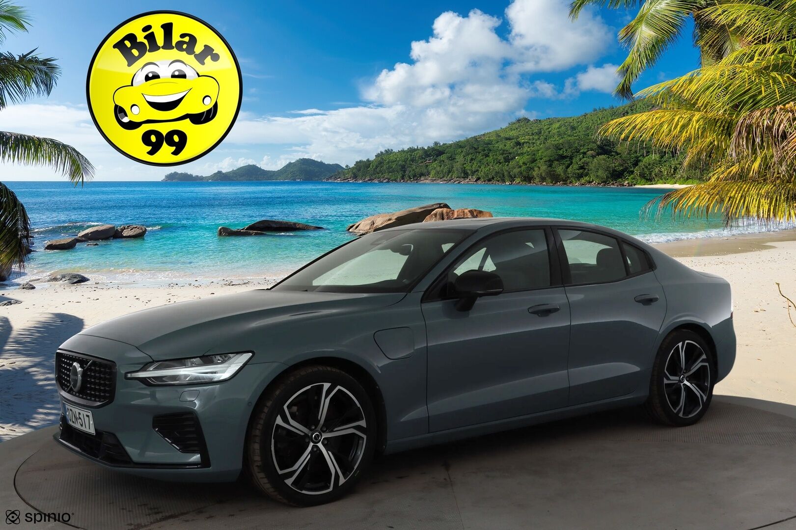 Volvo S60 2023 T8 AWD Long Range High Performance Ultimate Dark aut * ACC / 360° / Muistipenkit / Full LED / Panorama / H&K / Koukku * - HUD / Keyless / 1.Om Suomi-auto / Kahdet renkaat aluvanteilla / Merkkihuollettu / Supervarusteet