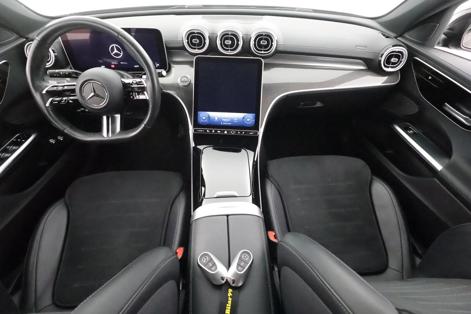 Mercedes-Benz C 2023 300 e T A Business AMG - *1.Om Suomi-auto | Merkkihuollettu | Distronic Pro | Koukku | P.Kamera | Puolinahat | Navi | LED | Sähköluukku | Facelift*