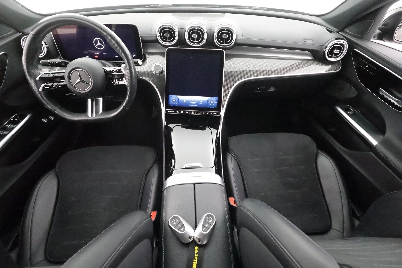 Mercedes-Benz C 2023 300 e T A Business AMG - 1.Om Suomi-auto | Merkkihuollettu | Distronic Pro | Koukku | P.Kamera | Puolinahat | Navi | LED | Sähköluukku | Facelift