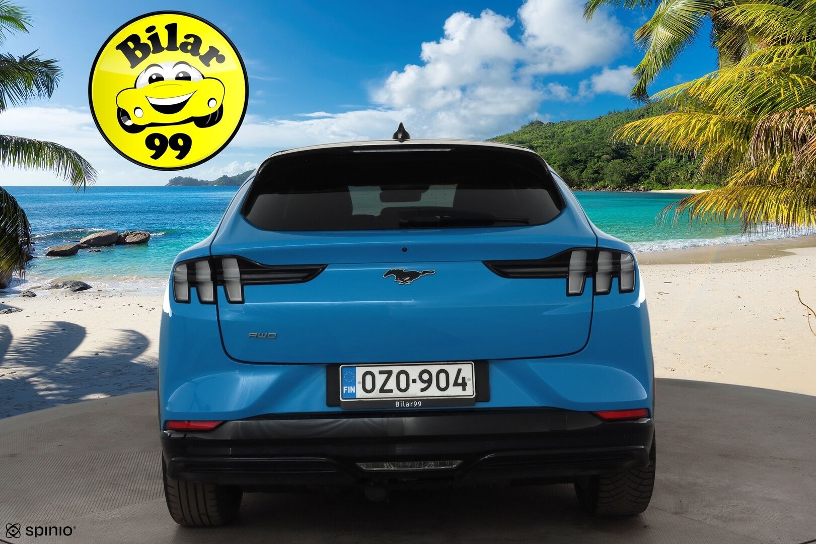 Ford Mustang Mach-E 2023 351hv AWD * Koukku / Lasikatto / ACC / 360° / B&O / Muistipenkki / Navi / Panorama / Keyless * - 1-om Suomi-auto / Akku kuntotarkastettu / 2x Latauskaapelit / Kahdet renkaat aluvanteilla / Merkkihuollot  