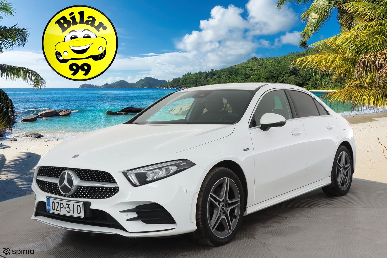 Mercedes-Benz A 2020 250 e A sedan Business AMG EQ Power * Vakkari / Midline / P.kamera / Sporttinahat / LED / Apple&Android * - Akku kutotarkastettu SoH95,9% / Suomi-auto / Kahdet renkaat aluvanteilla / Merkkihuollettu