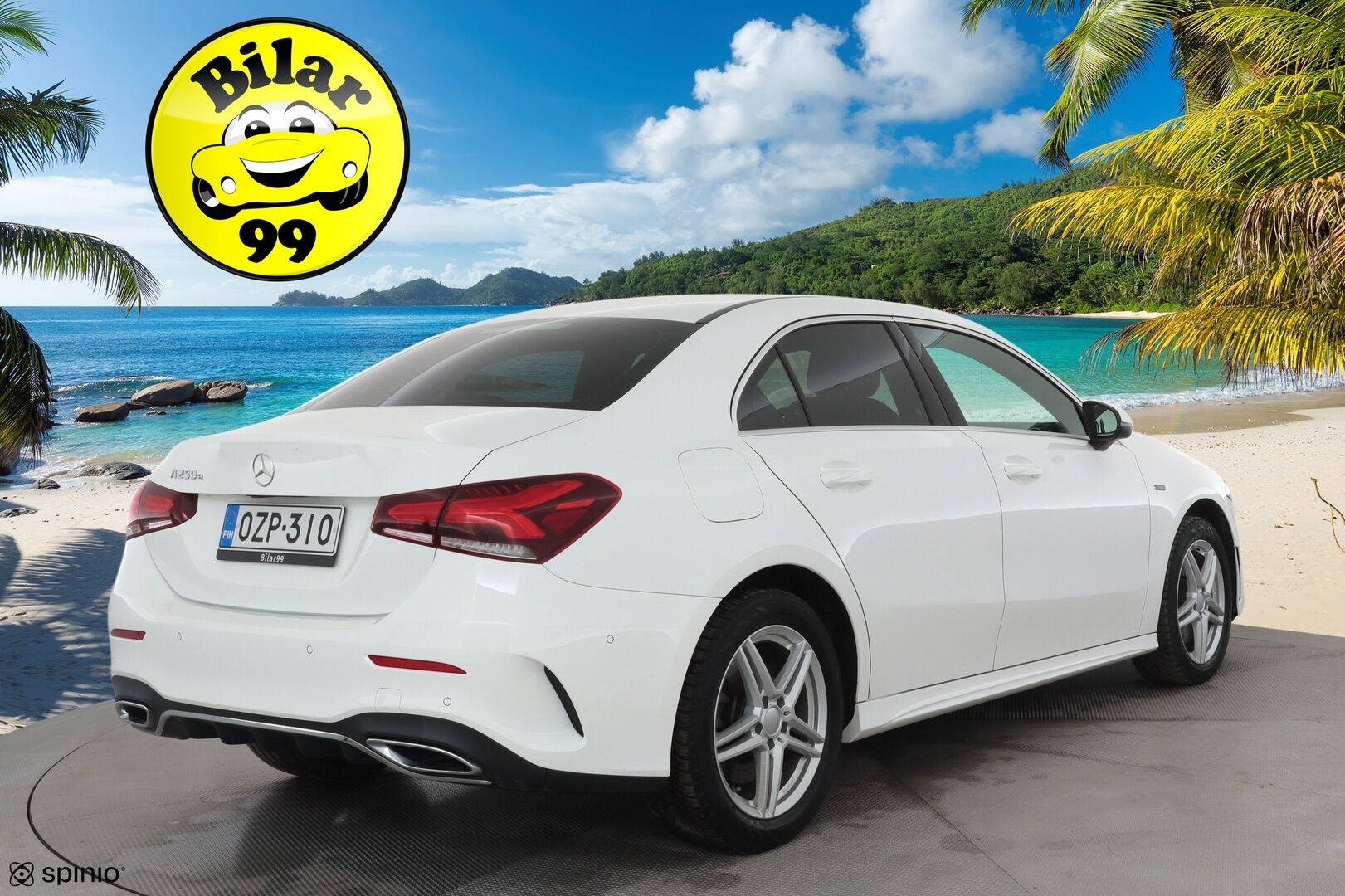 Mercedes-Benz A 2020 250 e A sedan Business AMG EQ Power * Vakkari / Midline / P.kamera / Sporttinahat / LED / Apple&Android * - Akku kutotarkastettu SoH95,9% / Suomi-auto / Kahdet renkaat aluvanteilla / Merkkihuollettu