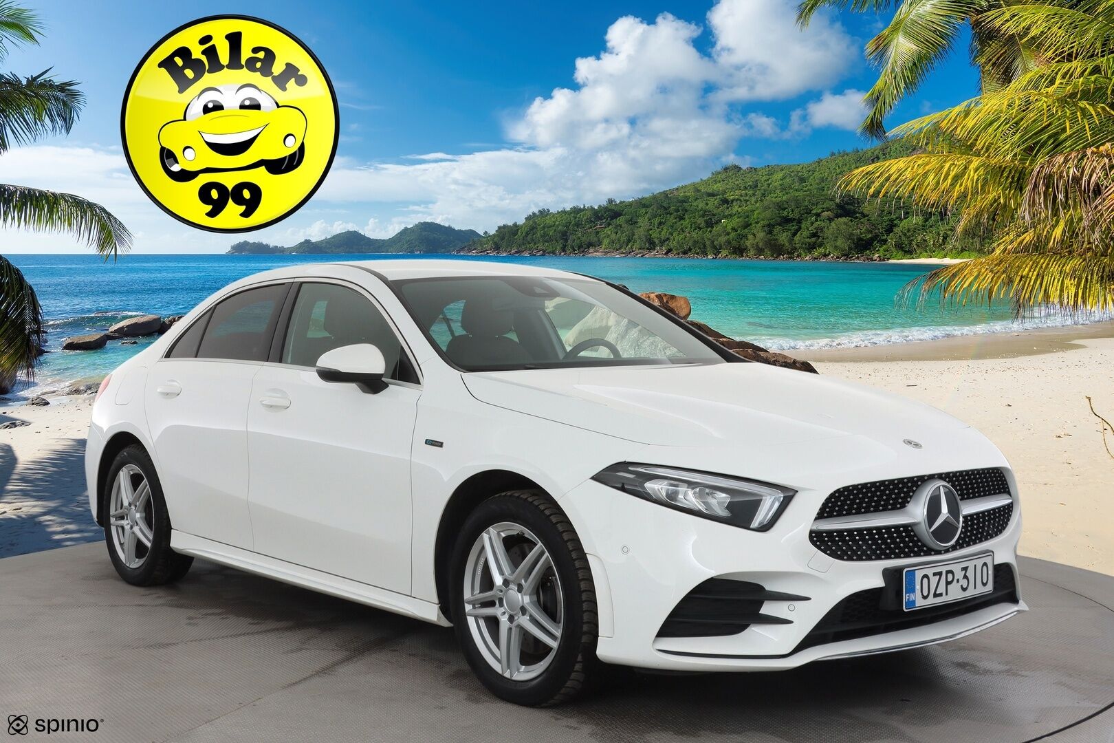 Mercedes-Benz A 2020 250 e A sedan Business AMG EQ Power * Vakkari / Midline / P.kamera / Sporttinahat / LED / Apple&Android * - Akku kutotarkastettu SoH95,9% / Suomi-auto / Kahdet renkaat aluvanteilla / Merkkihuollettu