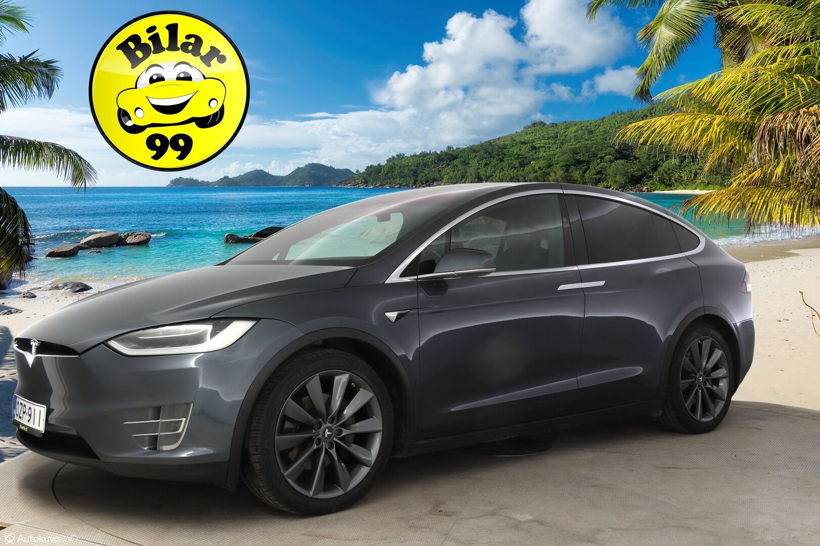 Tesla Model X 2017 75 D * ILMASET SUPERIT / FSD * - * FSD / Ilmaiset superit / CCS / 2x Vanteet *