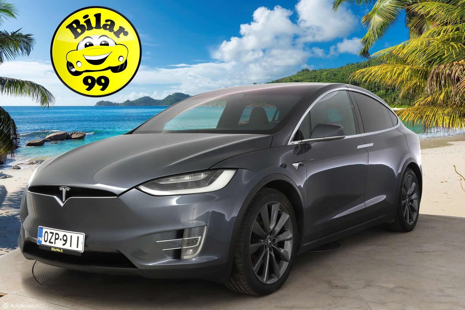 Tesla Model X 2017 75 D * ILMASET SUPERIT / FSD * - * FSD / Ilmaiset superit / CCS / 2x Vanteet *