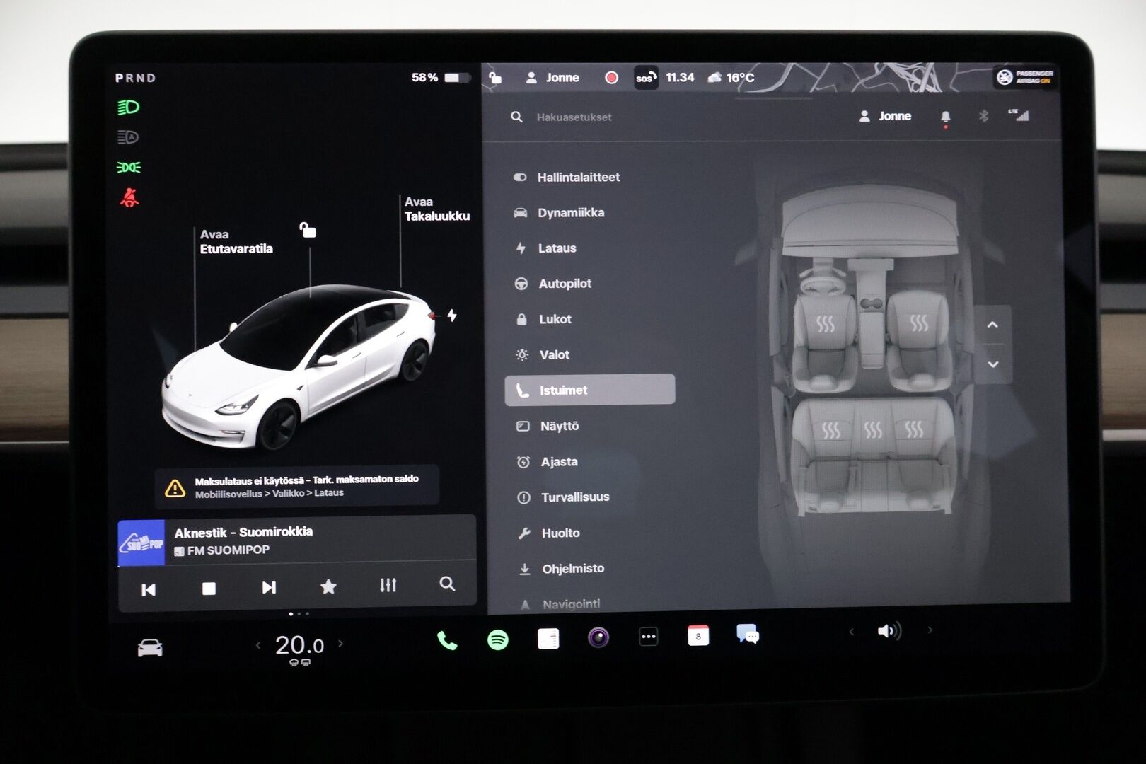 Tesla Model 3 2021 Long Range - *Tehdastakuu / ILP / Autopilot / Premium sound / Lasikatto*