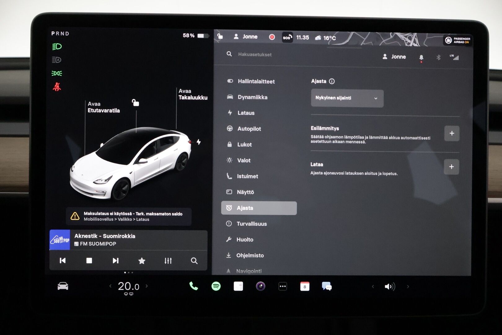 Tesla Model 3 2021 Long Range - *Tehdastakuu / ILP / Autopilot / Premium sound / Lasikatto*