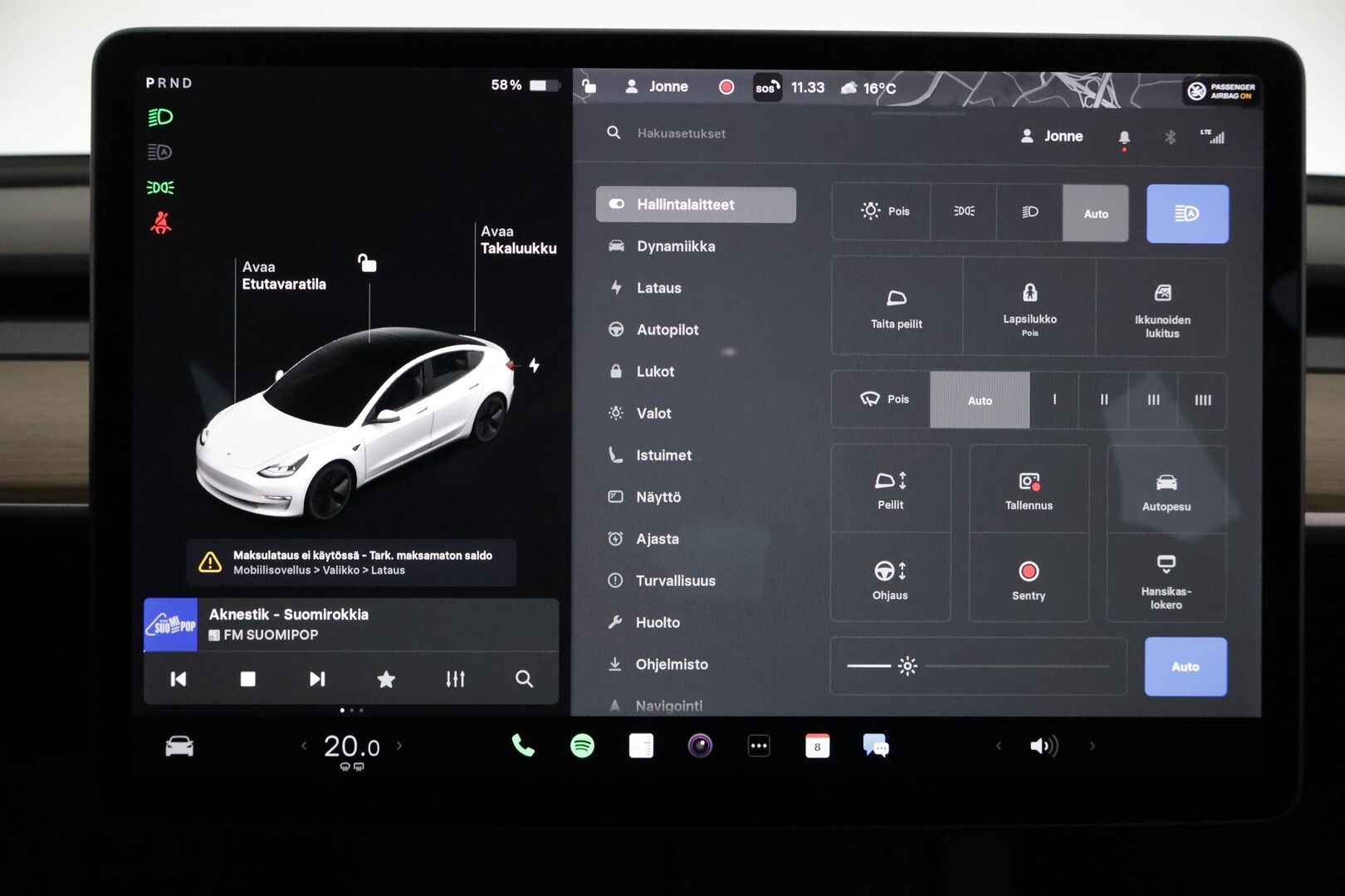 Tesla Model 3 2021 Long Range - *Tehdastakuu / ILP / Autopilot / Premium sound / Lasikatto*