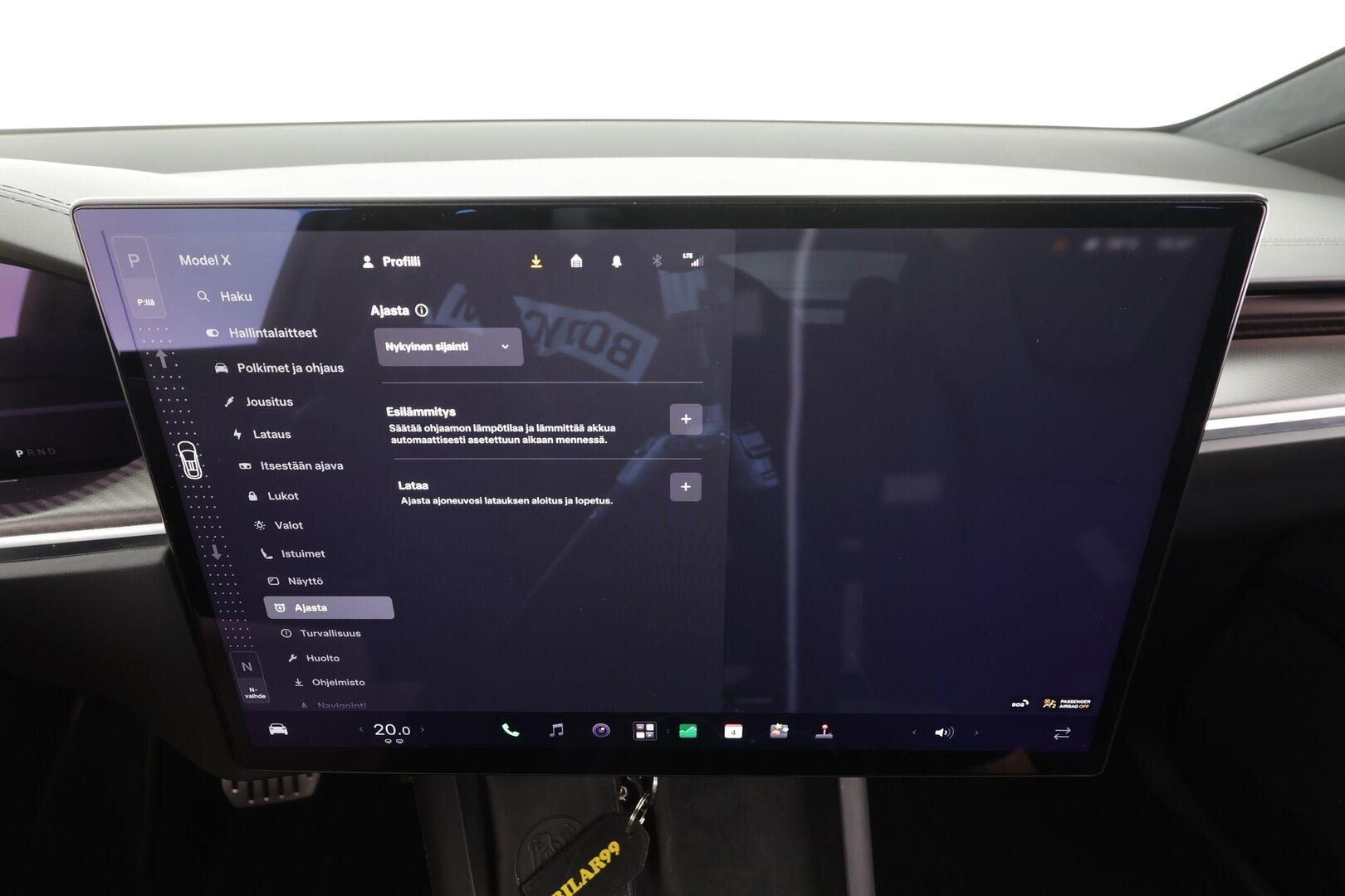 Tesla Model X 2023 Plaid 6-P - | Koukku | ILP | ACC | Ilma-alusta | P.Kamera | Ilmastoitu Muistipenkki | LED | Premium Audio | Kaistavahti | Navi | Keyless | 1-om Suomi-auto | 2x Latauskaapelit | Kahdet renkaat |