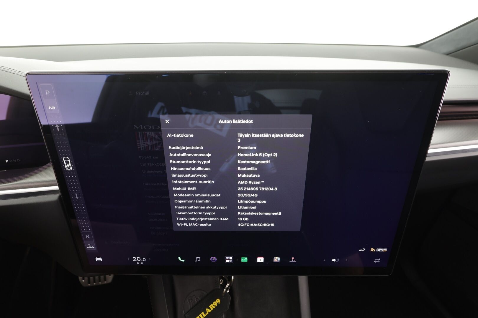 Tesla Model X 2023 Plaid 6-P - | Koukku | ILP | ACC | Ilma-alusta | P.Kamera | Ilmastoitu Muistipenkki | LED | Premium Audio | Kaistavahti | Navi | Keyless | 1-om Suomi-auto | 2x Latauskaapelit | Kahdet renkaat |