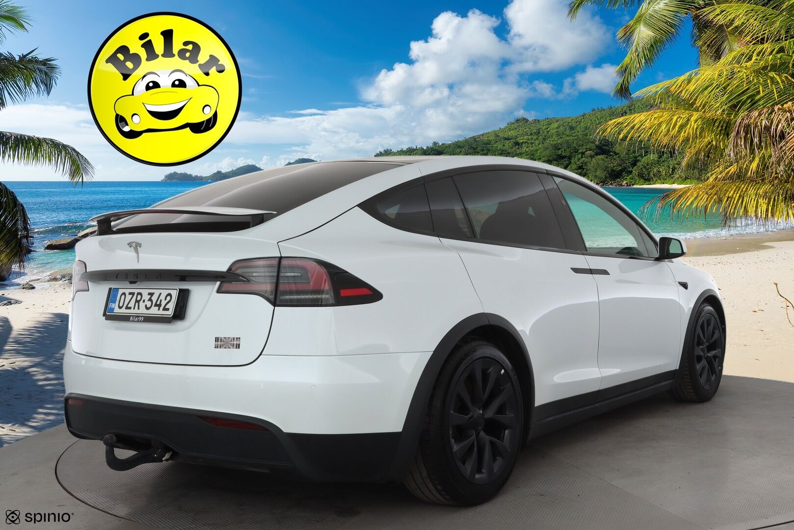 Tesla Model X 2023 Plaid 6-P - | Koukku | ILP | ACC | Ilma-alusta | P.Kamera | Ilmastoitu Muistipenkki | LED | Premium Audio | Kaistavahti | Navi | Keyless | 1-om Suomi-auto | 2x Latauskaapelit | Kahdet renkaat |