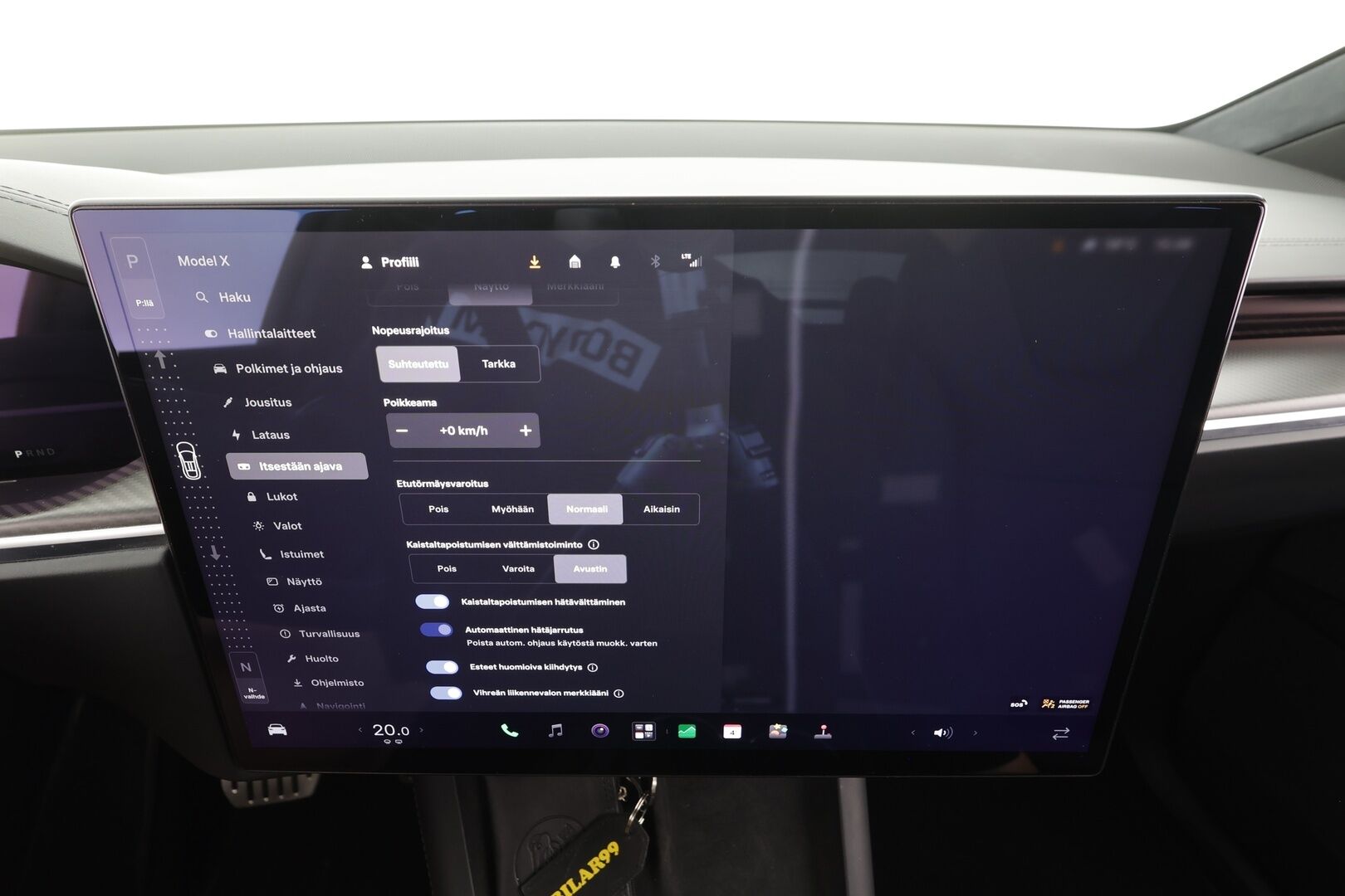 Tesla Model X 2023 Plaid 6-P - | Koukku | ILP | ACC | Ilma-alusta | P.Kamera | Ilmastoitu Muistipenkki | LED | Premium Audio | Kaistavahti | Navi | Keyless | 1-om Suomi-auto | 2x Latauskaapelit | Kahdet renkaat |