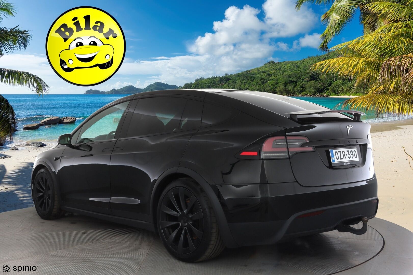 Tesla Model X 2023 Plaid - | 6-paikkainen | ILP | EAP | Koukku | ACC | Takanäyttö | Vaaleat sähkönahat | Premium audio | Muistipenkki | P.kamera ja tutkat | 