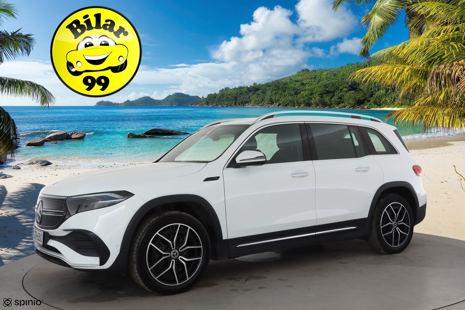 Mercedes-Benz EQB 2023 300 4MATIC Business AMG * Widescreen / P.Kamera / LED / Kaistavahti / Nahka-Alcantara / Navi / Keyless * - 1-om Suomi-auto / 2x Latauskaapelit / Kahdet renkaat aluvanteilla - HULLUT AVAJAISHULINAT KORKOTARJOUS 3,29 %