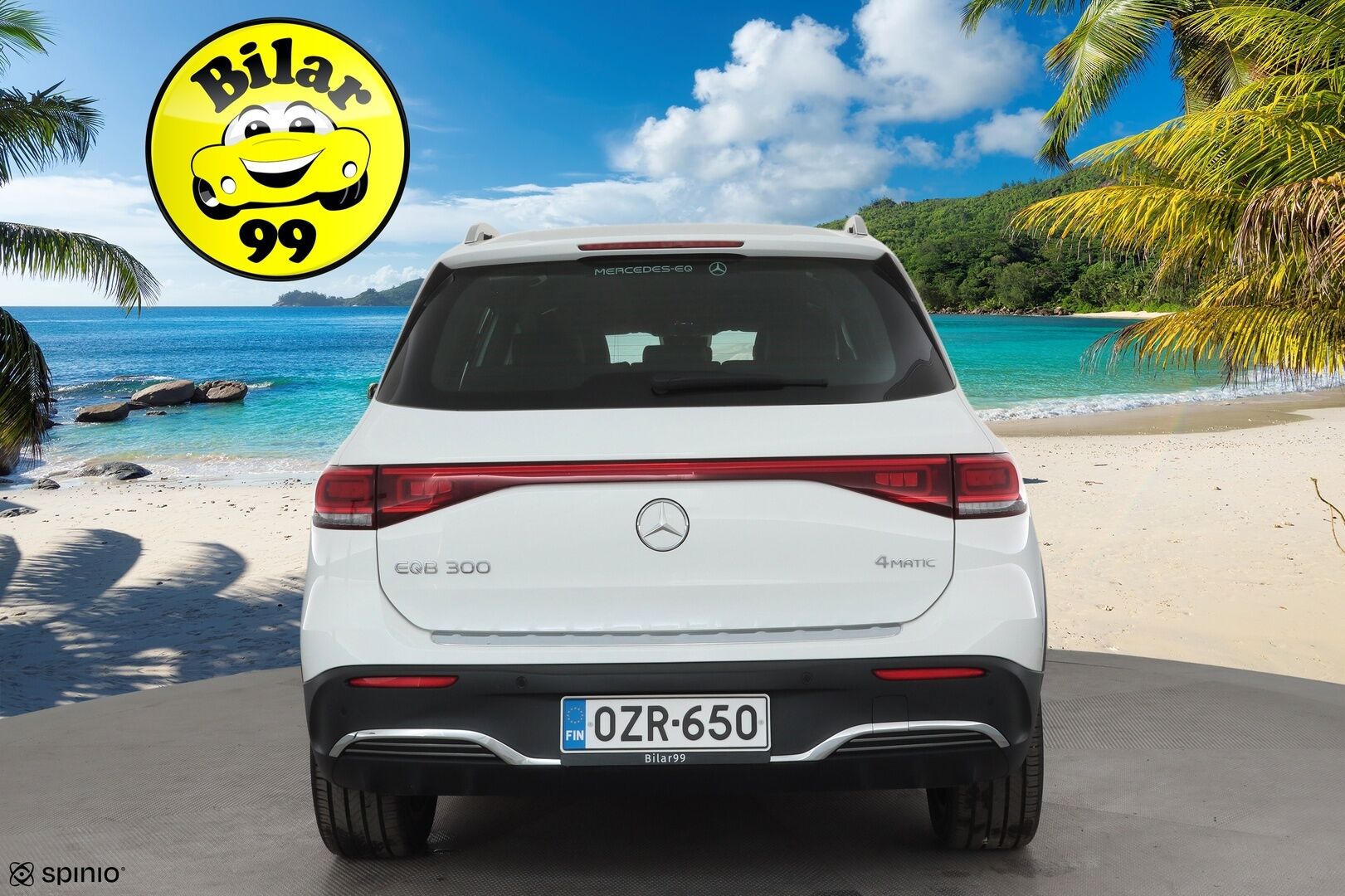 Mercedes-Benz EQB 2023 300 4MATIC Business AMG * Widescreen / P.Kamera / LED / Kaistavahti / Nahka-Alcantara / Navi / Keyless * - 1-om Suomi-auto / 2x Latauskaapelit / Kahdet renkaat aluvanteilla - HULLUT AVAJAISHULINAT KORKOTARJOUS 3,29 %