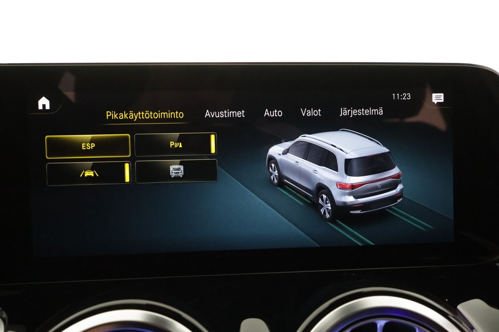 Mercedes-Benz EQB 2023 300 4MATIC Business AMG * Widescreen / P.Kamera / LED / Kaistavahti / Nahka-Alcantara / Navi / Keyless * - 1-om Suomi-auto / 2x Latauskaapelit / Kahdet renkaat aluvanteilla - HULLUT AVAJAISHULINAT KORKOTARJOUS 3,29 %