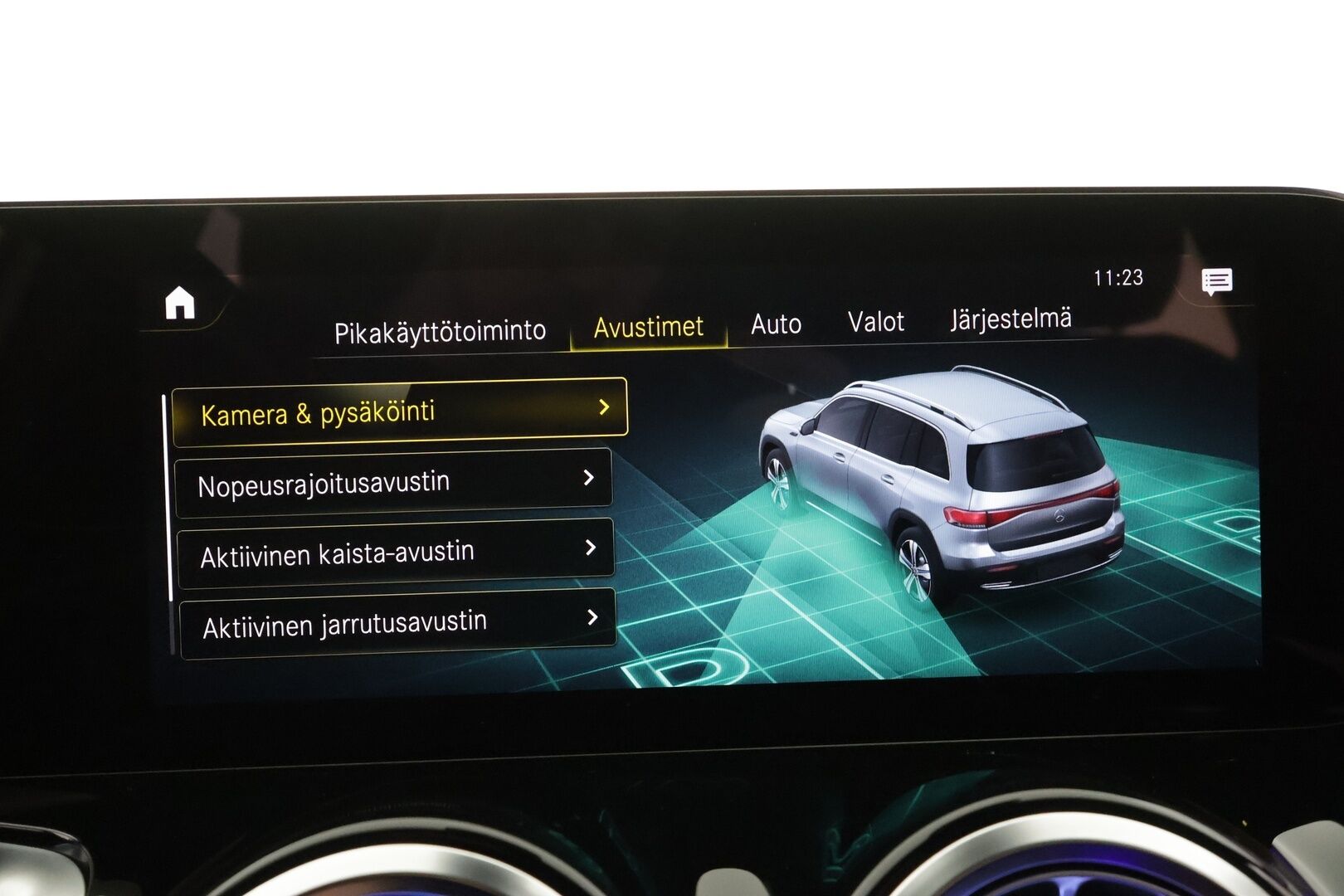 Mercedes-Benz EQB 2023 300 4MATIC Business AMG * Widescreen / P.Kamera / LED / Kaistavahti / Nahka-Alcantara / Navi / Keyless * - 1-om Suomi-auto / 2x Latauskaapelit / Kahdet renkaat aluvanteilla - HULLUT AVAJAISHULINAT KORKOTARJOUS 3,29 %