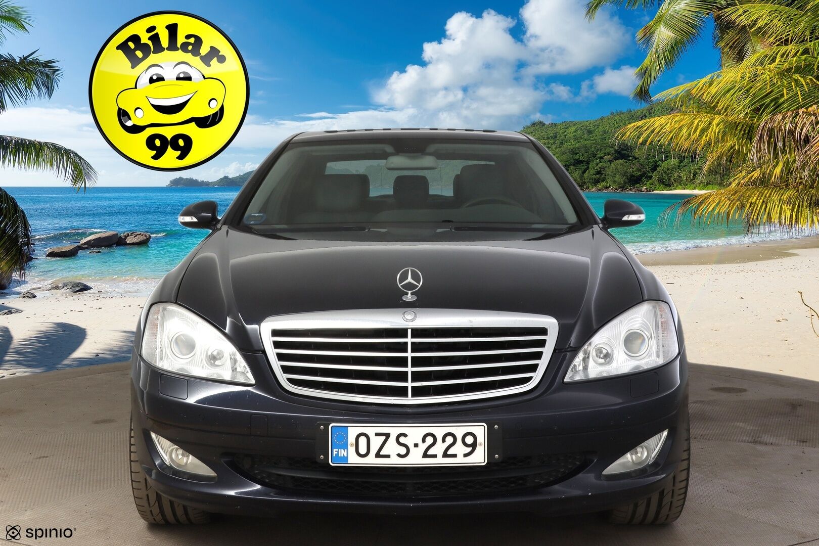 Mercedes-Benz S 2007 320 CDI 4Matic L * Lang / AirMatic / Sähköpenkit muistilla / Kattoluukku / HarmanKardon / Koukku / Aurinkoverho * - * Langi / Huikeat varusteet / Yhdellä omistajalla Suomessa / 2x renkaat * - HULLUT AVAJAISHULINAT KORKOTARJOUS 3,29 %