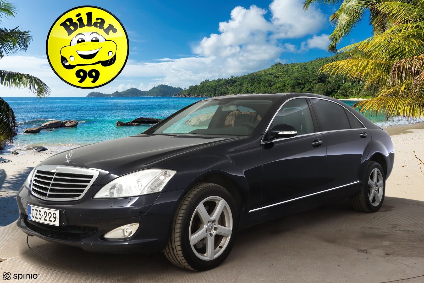 Mercedes-Benz S 2007 320 CDI 4Matic L * Lang / AirMatic / Sähköpenkit muistilla / Kattoluukku / HarmanKardon / Koukku / Aurinkoverho * - * Langi / Huikeat varusteet / Yhdellä omistajalla Suomessa / 2x renkaat * - HULLUT AVAJAISHULINAT KORKOTARJOUS 3,29 %