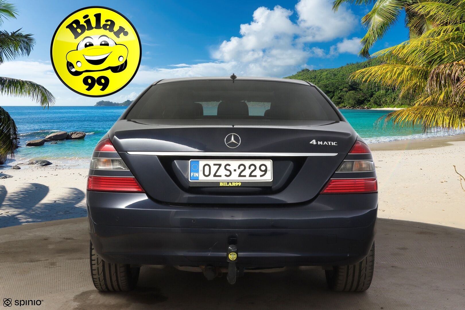 Mercedes-Benz S 2007 320 CDI 4Matic L * Lang / AirMatic / Sähköpenkit muistilla / Kattoluukku / HarmanKardon / Koukku / Aurinkoverho * - * Langi / Huikeat varusteet / Yhdellä omistajalla Suomessa / 2x renkaat * - HULLUT AVAJAISHULINAT KORKOTARJOUS 3,29 %