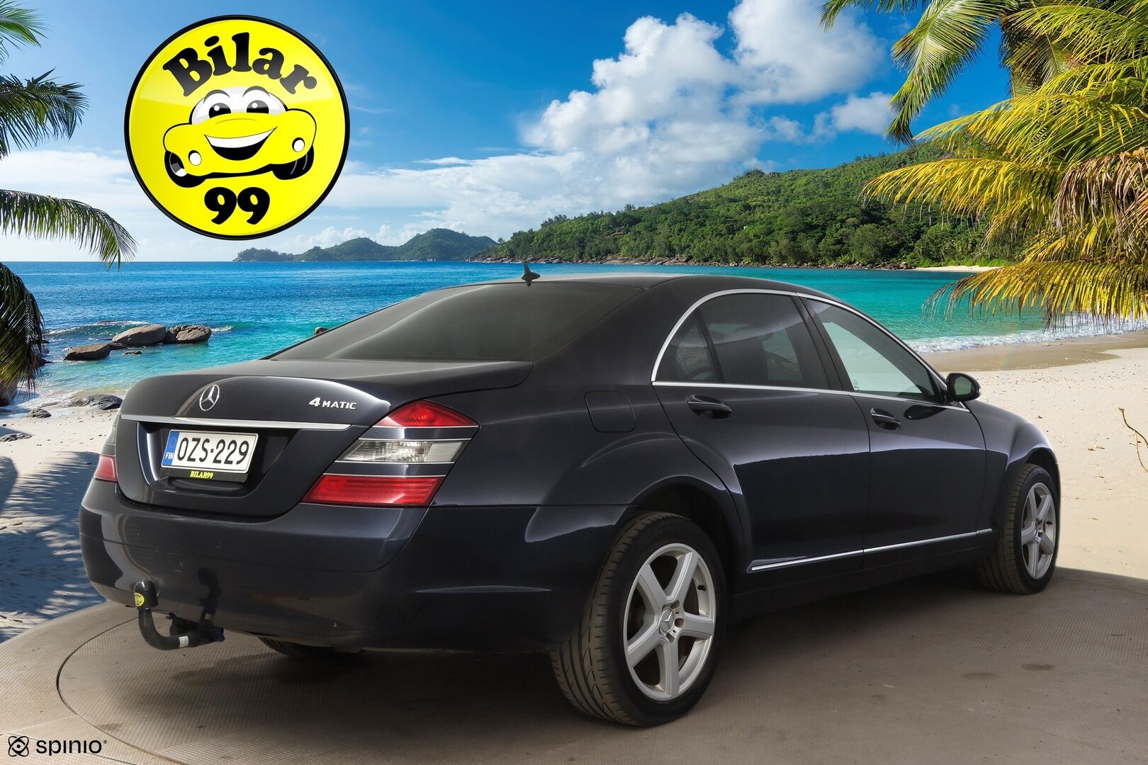 Mercedes-Benz S 2007 320 CDI 4Matic L * Lang / AirMatic / Sähköpenkit muistilla / Kattoluukku / HarmanKardon / Koukku / Aurinkoverho * - * Langi / Huikeat varusteet / Yhdellä omistajalla Suomessa / 2x renkaat * - HULLUT AVAJAISHULINAT KORKOTARJOUS 3,29 %